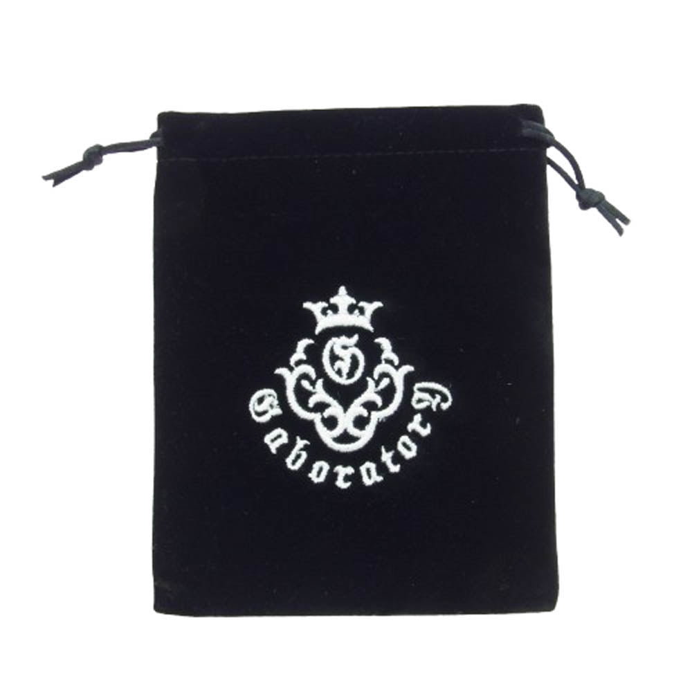 GABOR ガボール ギャランティカード付属 GABORATORY ガボラトリー 7CHAIN & QUARTER SKULL T-BAR NECKLACE 45cm 7チェーン クォータースカル Tバー ネックレス シルバー系【中古】