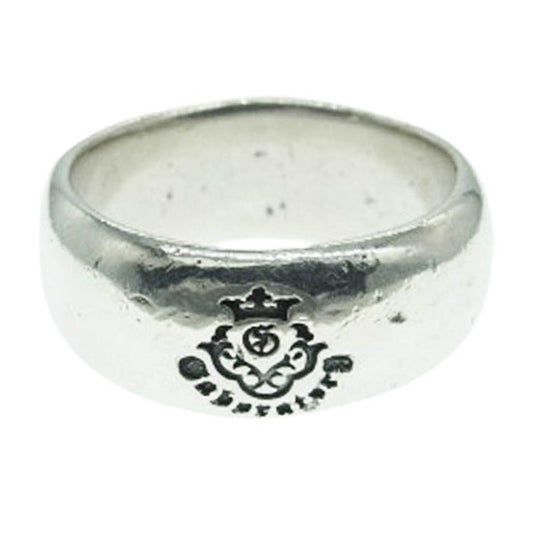 GABOR ガボール ギャランティカード付属 GABORATORY ガボラトリー MULTI ENGRAVED LARGE SMOOTH H.W.O RING マルチ イングレイブド ラージ スムース リング シルバー系 22.5号【中古】
