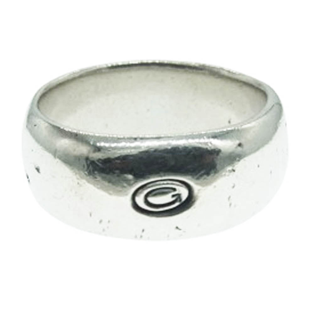 GABOR ガボール ギャランティカード付属 GABORATORY ガボラトリー MULTI ENGRAVED LARGE SMOOTH H.W.O RING マルチ イングレイブド ラージ スムース リング シルバー系 22.5号【中古】