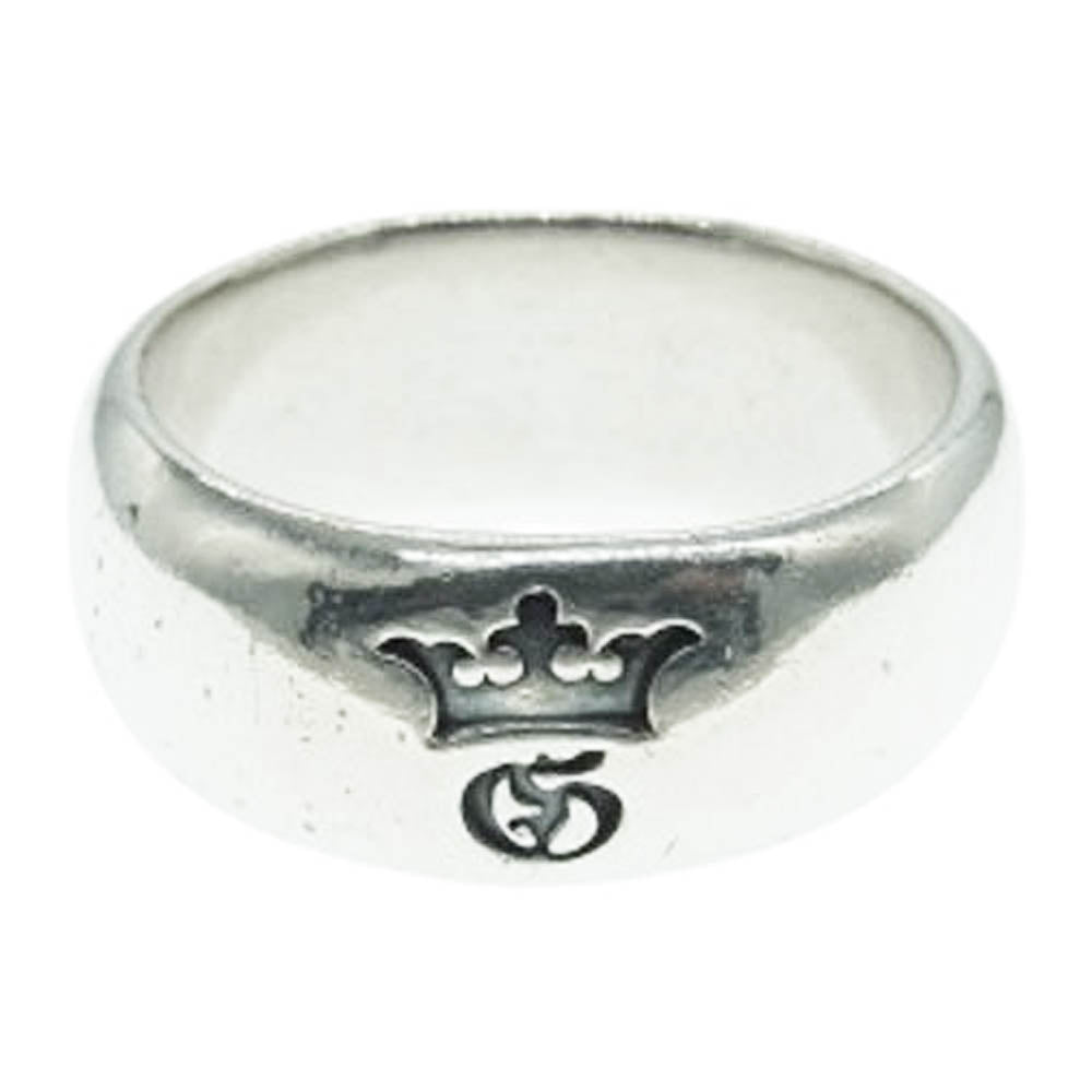 GABOR ガボール ギャランティカード付属 GABORATORY ガボラトリー MULTI ENGRAVED LARGE SMOOTH H.W.O RING マルチ イングレイブド ラージ スムース リング シルバー系 22.5号【中古】