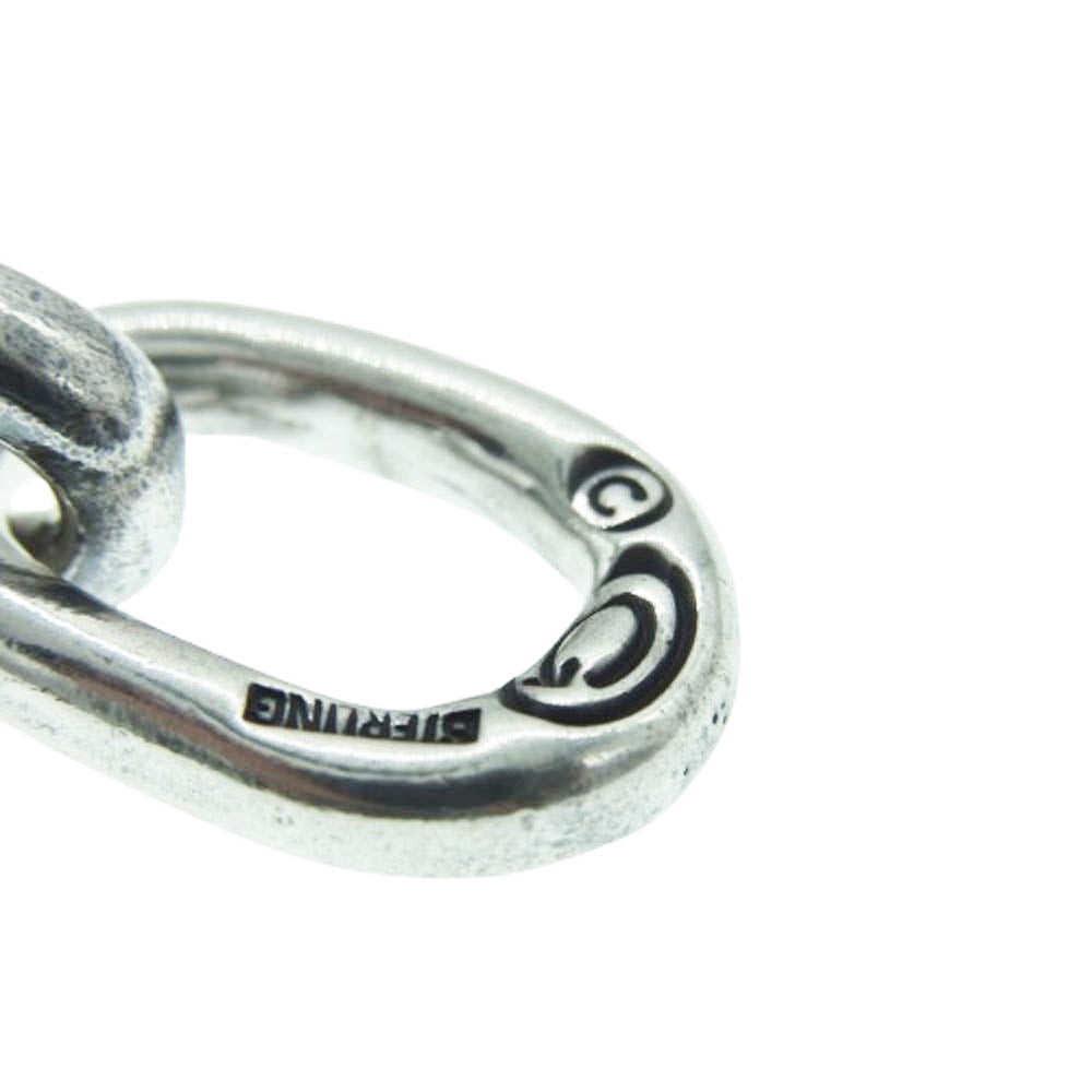 GABOR ガボール ギャランティカード付属 GABORATORY ガボラトリー SINGLE SKULL PENDANT WITH LONG SMALL OVAL シングルスカル ペンダント w/ロングスモールオーバル シルバー系【中古】