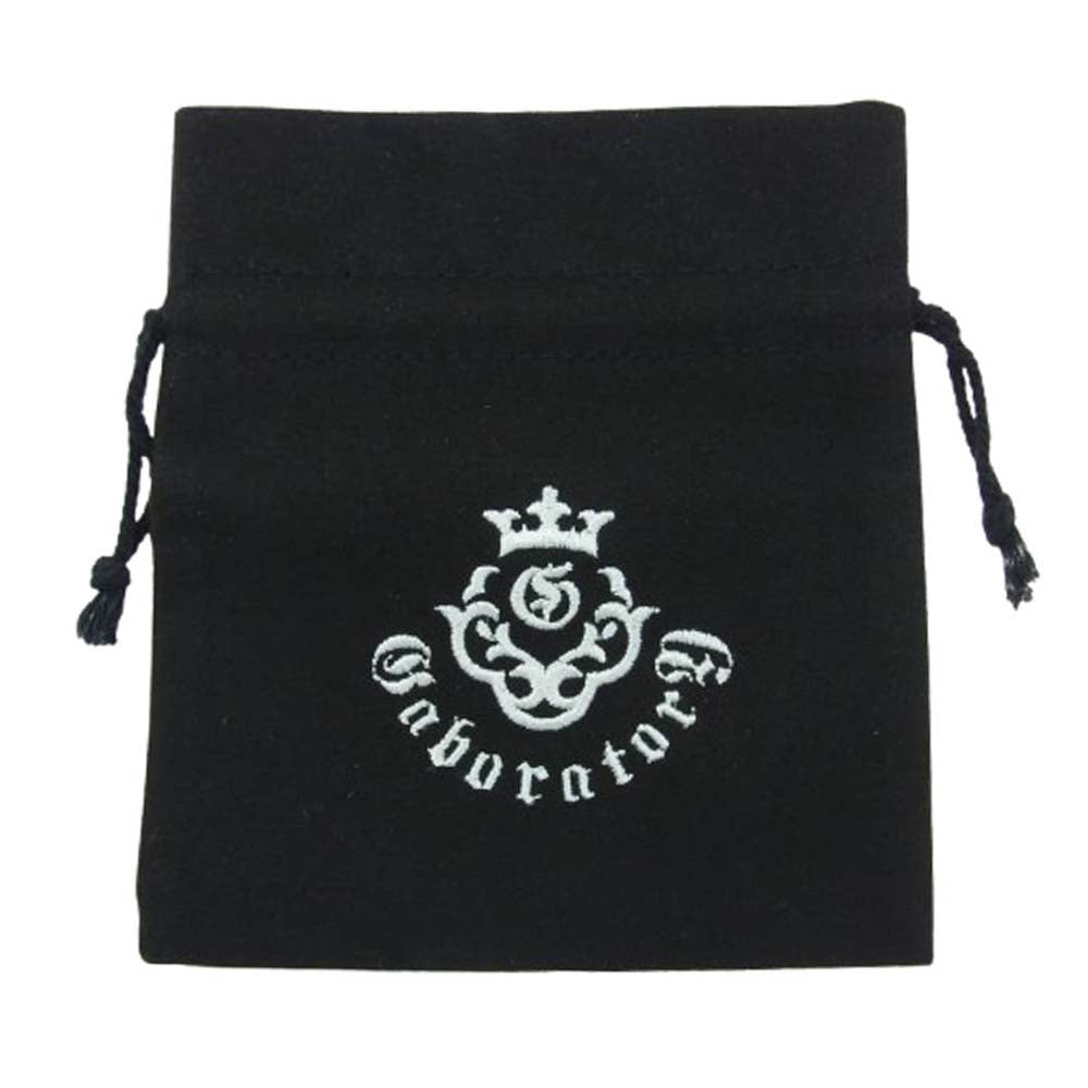 GABOR ガボール ギャランティ付属 GABORATORY ガボラトリー 12mm WIDE MULTI STAMP FLAT BAR RING BOLD ワイド マルチ スタンプ フラット バー ボールド リング 約28号【中古】