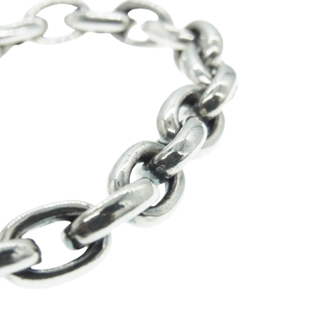 GABOR ガボール ギャランティカード付属 GABORATORY ガボラトリー HALF SMALL OVAL CHAIN BRACELET 210mm ハーフスモールオーバルチェーン ブレスレット シルバー系【中古】