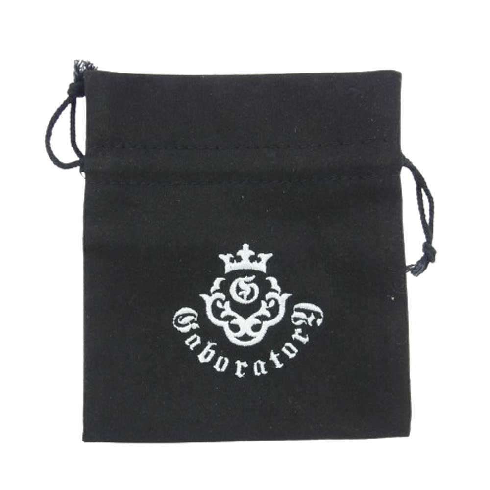 GABOR ガボール ギャランティカード付属 GABORATORY ガボラトリー QUARTER SKULL & 6CHAIN NECKLACE 48cm クォータースカル 6チェーン ネックレス シルバー系【中古】