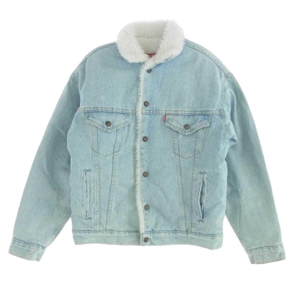 Levi's リーバイス 70609-0234 80s USA製 527刻印 デニム ボア トラッカー ジャケット インディゴブルー系 S【中古】