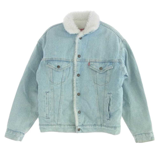 Levi's リーバイス 70609-0234 80s USA製 527刻印 デニム ボア トラッカー ジャケット インディゴブルー系 S【中古】