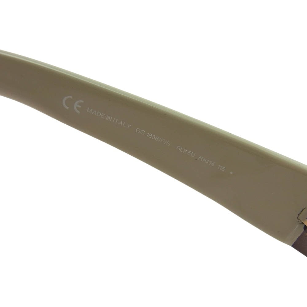 GUCCI グッチ GG1838/F/S BLK5U 70□14 115 ブラック系 70□14 115【中古】