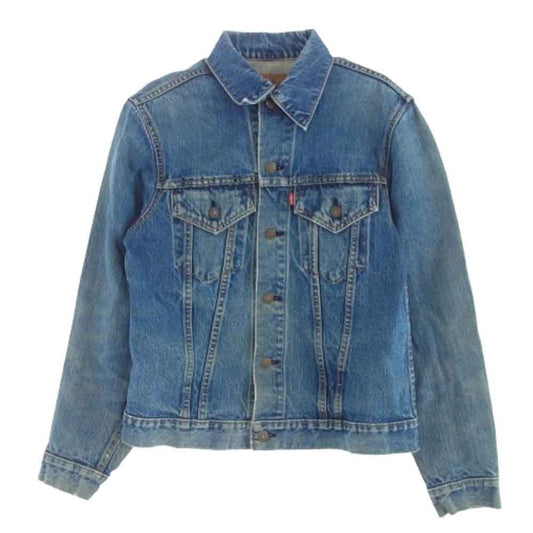 Levi's リーバイス 4th 70505 60s ケアタグ ビッグE 529番 デニム ジャケット ブルー系 40【中古】