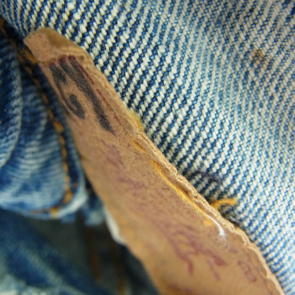 Levi's リーバイス 4th 70505 60s ケアタグ ビッグE 529番 デニム ジャケット ブルー系 40【中古】