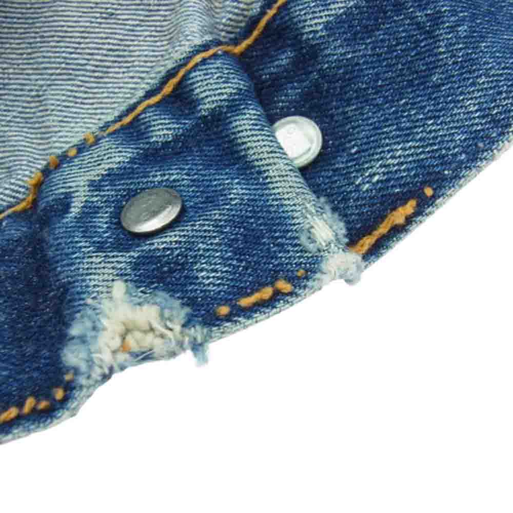 Levi's リーバイス 4th 70505 60s ケアタグ ビッグE 529番 デニム ジャケット ブルー系 40【中古】
