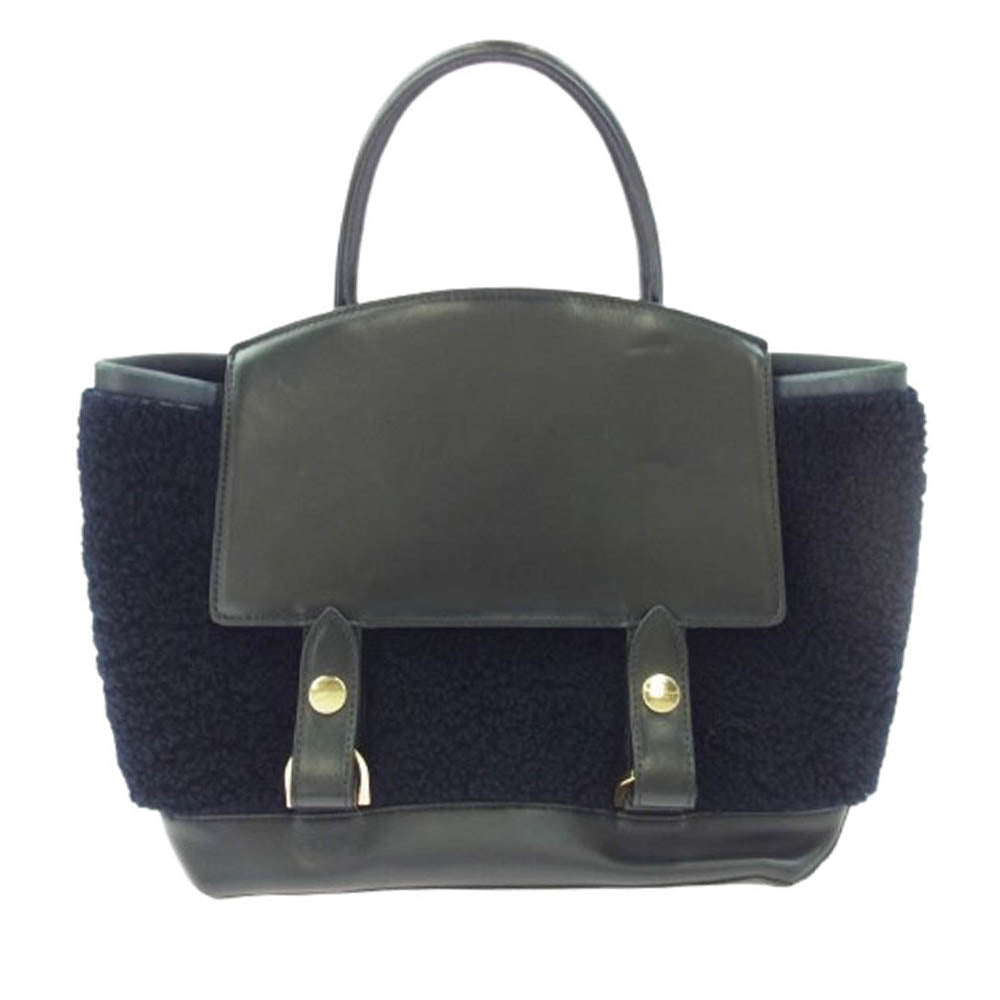 Sacai サカイ fluffy hand bag ハンド バッグ ブラック系【中古】
