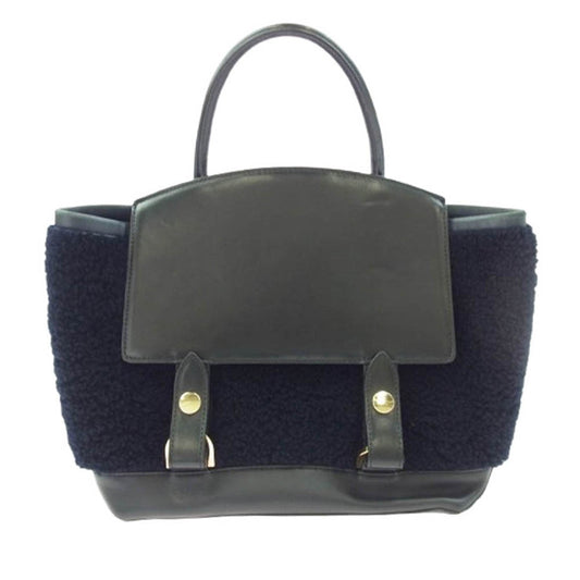 Sacai サカイ fluffy hand bag ハンド バッグ ブラック系【中古】
