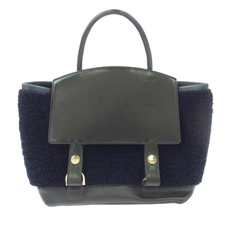 Sacai サカイ fluffy hand bag ハンド バッグ ブラック系【中古】