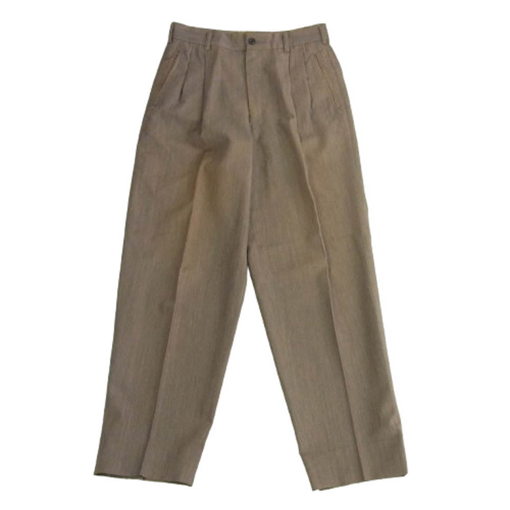 COMME des GARCONS HOMME コムデギャルソンオム AD1990 HJ-1101S 田中オム 90s archive ダブルブレスト 2タック ジャケット スラックスパンツ スーツ セットアップ ブラウン系 上下：S【中古】
