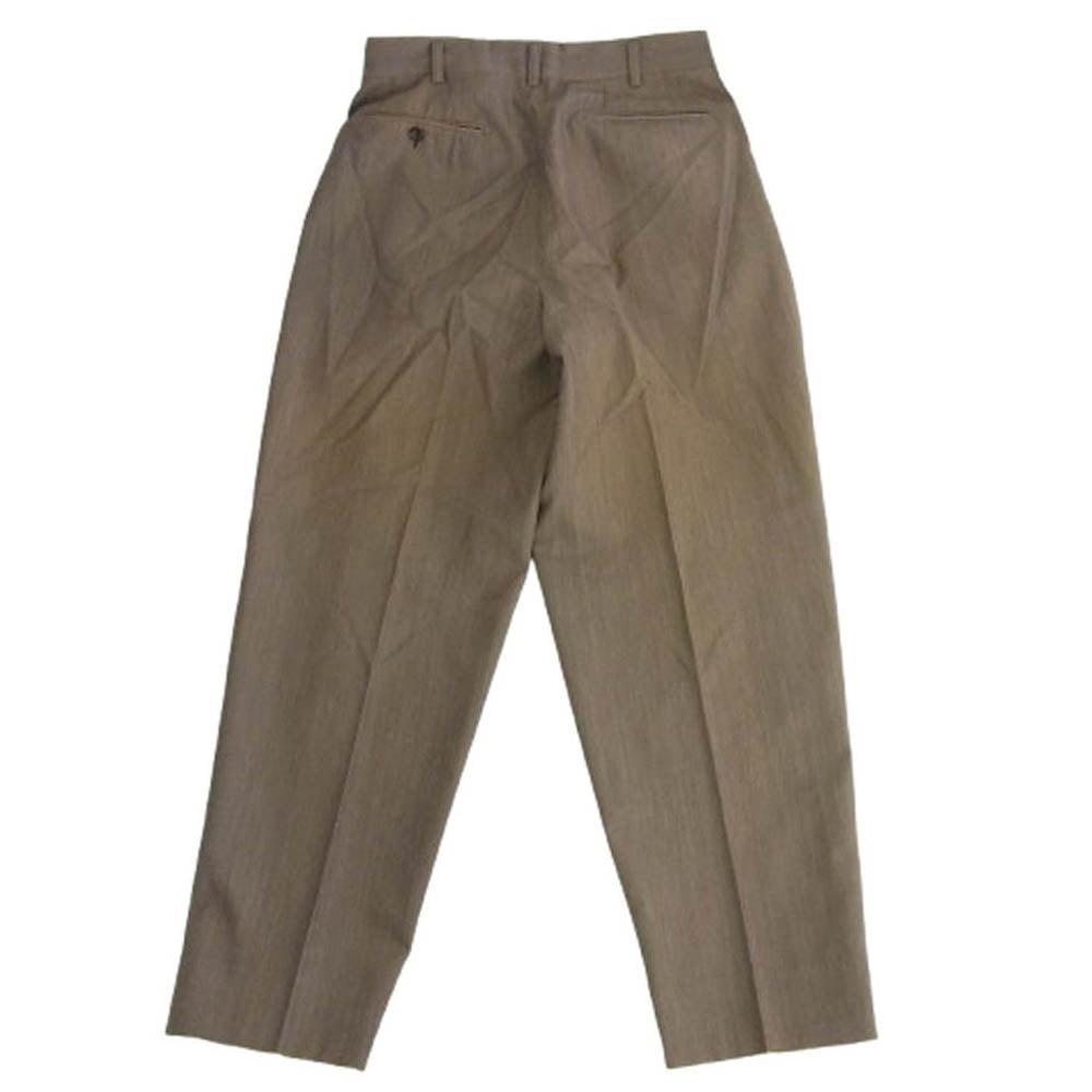 COMME des GARCONS HOMME コムデギャルソンオム AD1990 HJ-1101S 田中オム 90s archive ダブルブレスト 2タック ジャケット スラックスパンツ スーツ セットアップ ブラウン系 上下：S【中古】