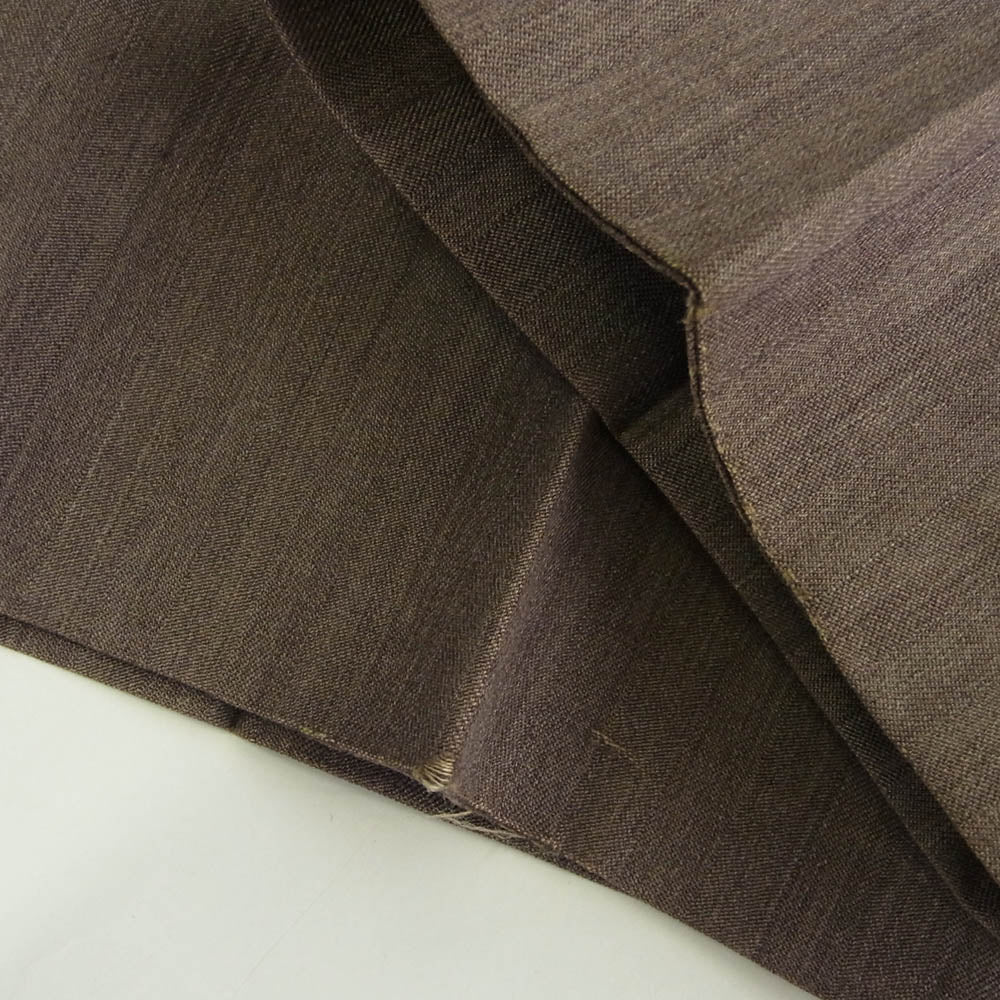 COMME des GARCONS HOMME コムデギャルソンオム AD1990 HJ-1101S 田中オム 90s archive ダブルブレスト 2タック ジャケット スラックスパンツ スーツ セットアップ ブラウン系 上下：S【中古】