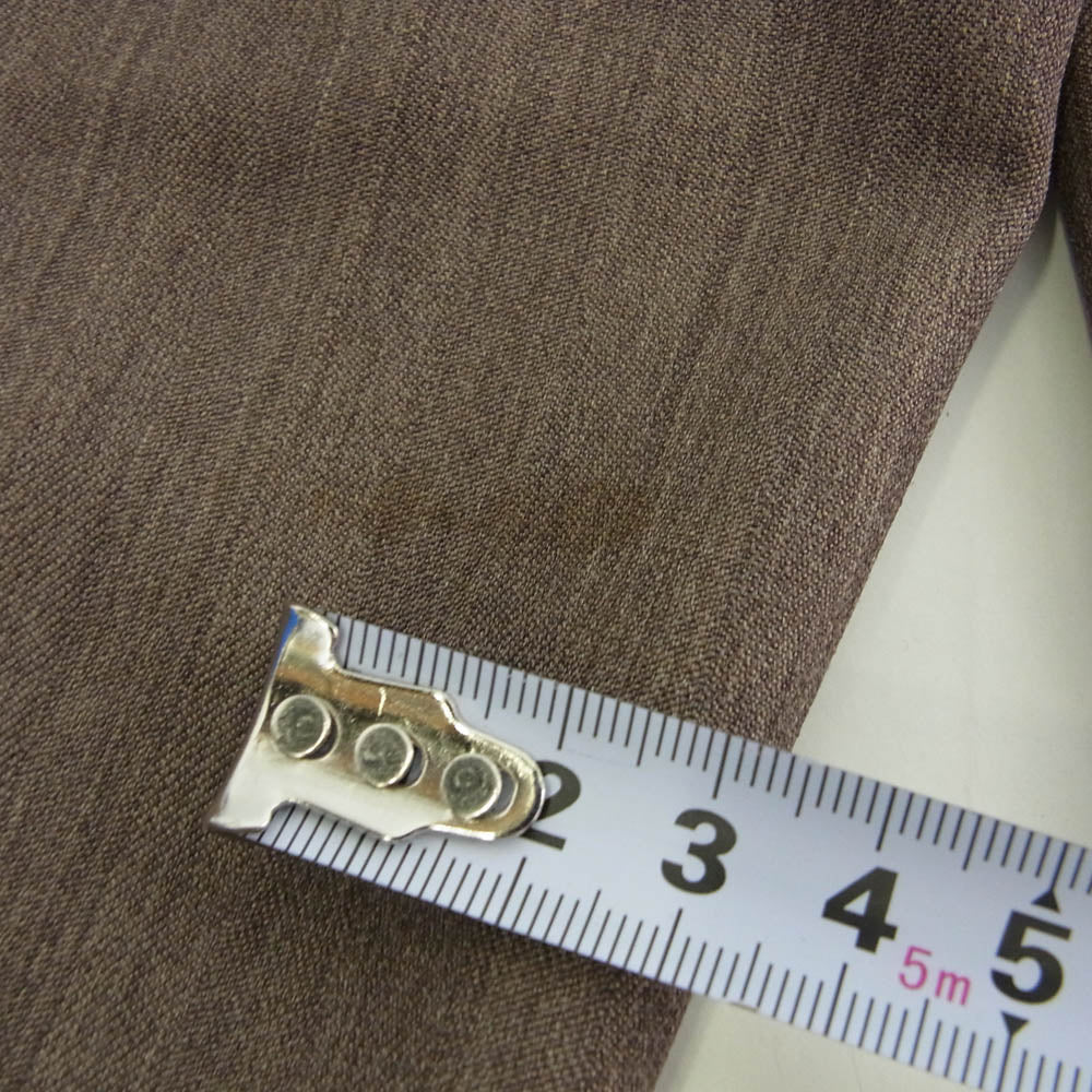 COMME des GARCONS HOMME コムデギャルソンオム AD1990 HJ-1101S 田中オム 90s archive ダブルブレスト 2タック ジャケット スラックスパンツ スーツ セットアップ ブラウン系 上下：S【中古】