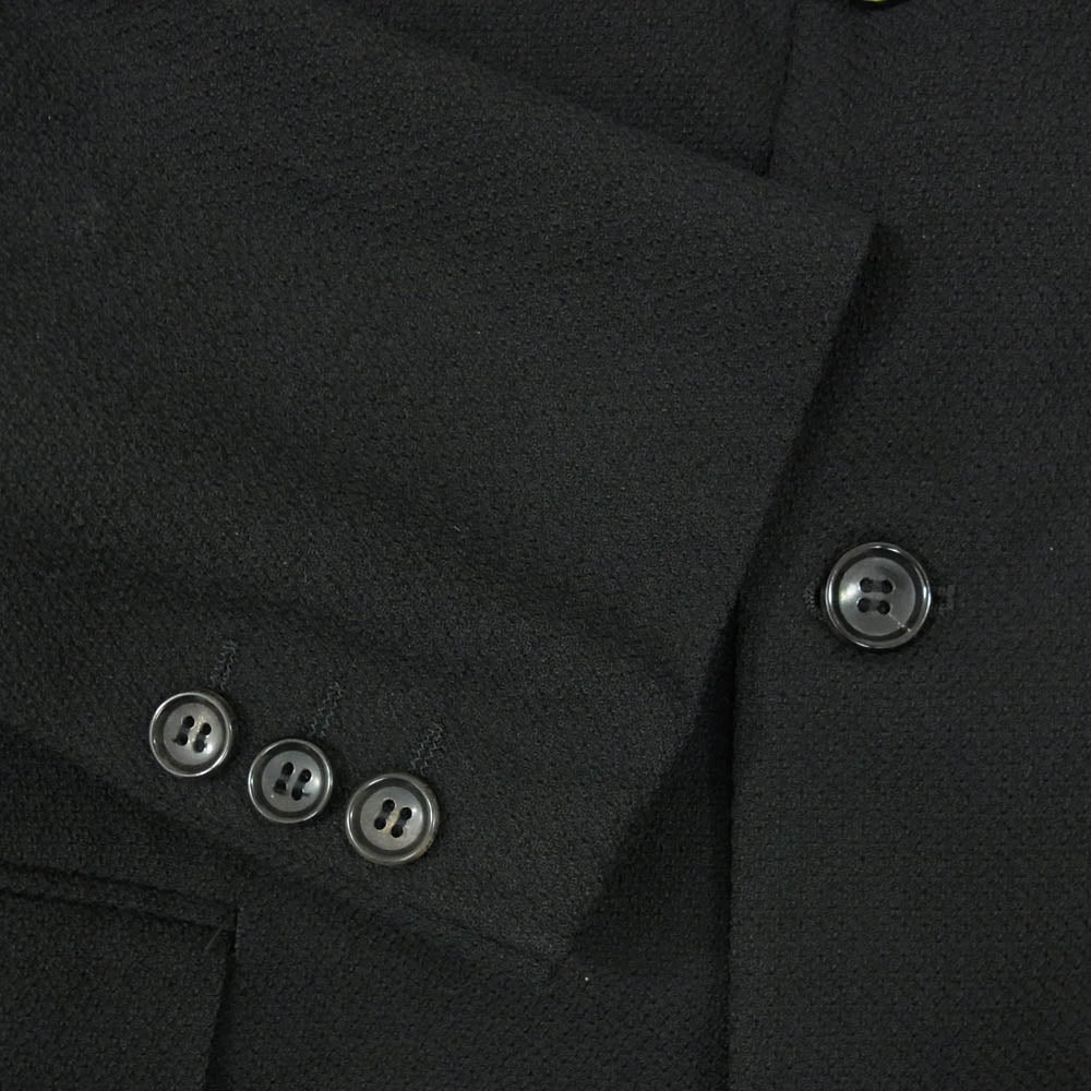 COMME des GARCONS HOMME コムデギャルソンオム AD1998 HJ-04038S 田中オム 90s archive 3つボタン テーラード ジャケット ブラック系 S【中古】