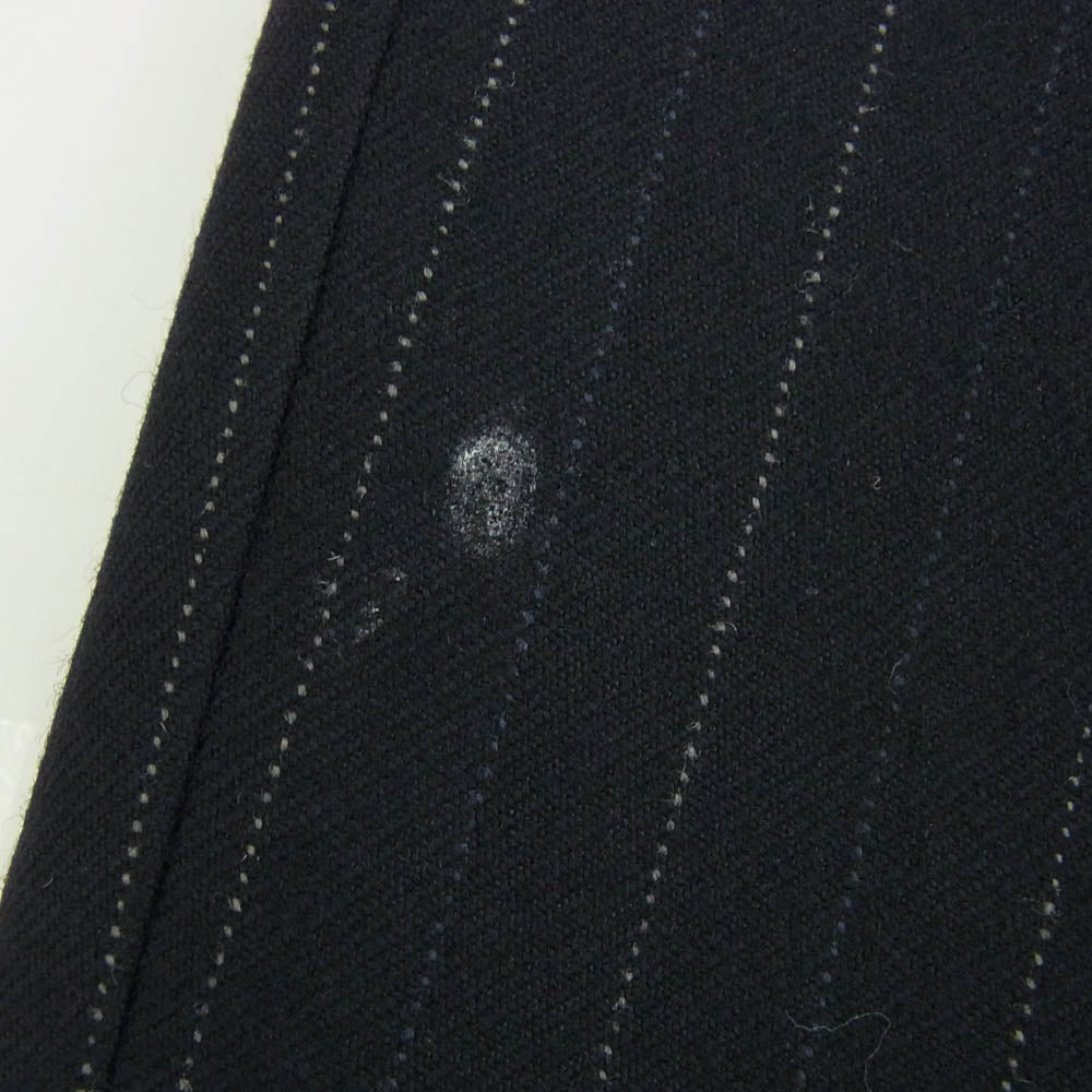 COMME des GARCONS HOMME コムデギャルソンオム AD1989 HS-08003S ヴィンテージオム 80s archive ダブルブレスト 2タック チェック ジャケット スラックスパンツ スーツ セットアップ ブラック系 S【中古】