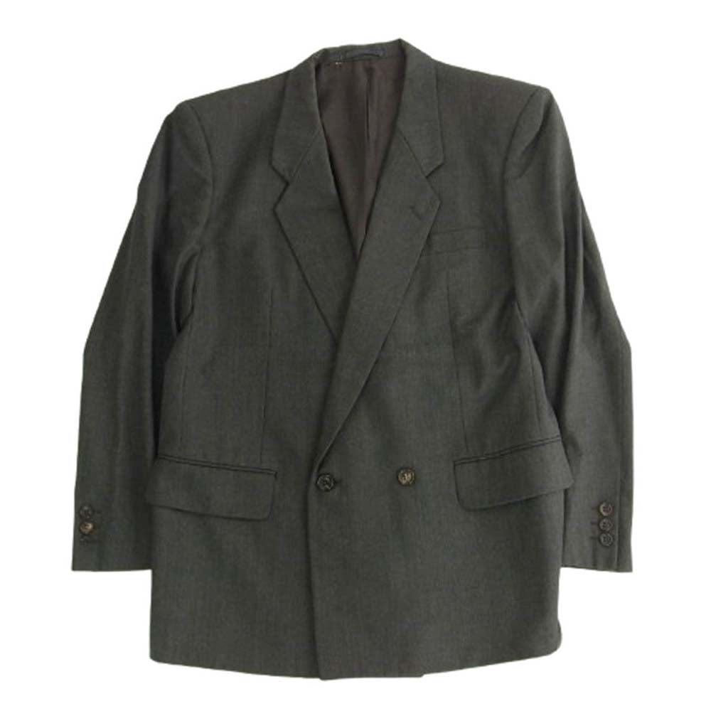 COMME des GARCONS HOMME コムデギャルソンオム HS-0511S 90s archive シングル 2タック ストライプ ジャケット スラックスパンツ スーツ セットアップ ブラウン系 上下：S【中古】