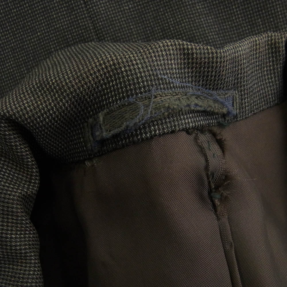 COMME des GARCONS HOMME コムデギャルソンオム HS-0511S 90s archive シングル 2タック ストライプ ジャケット スラックスパンツ スーツ セットアップ ブラウン系 上下：S【中古】