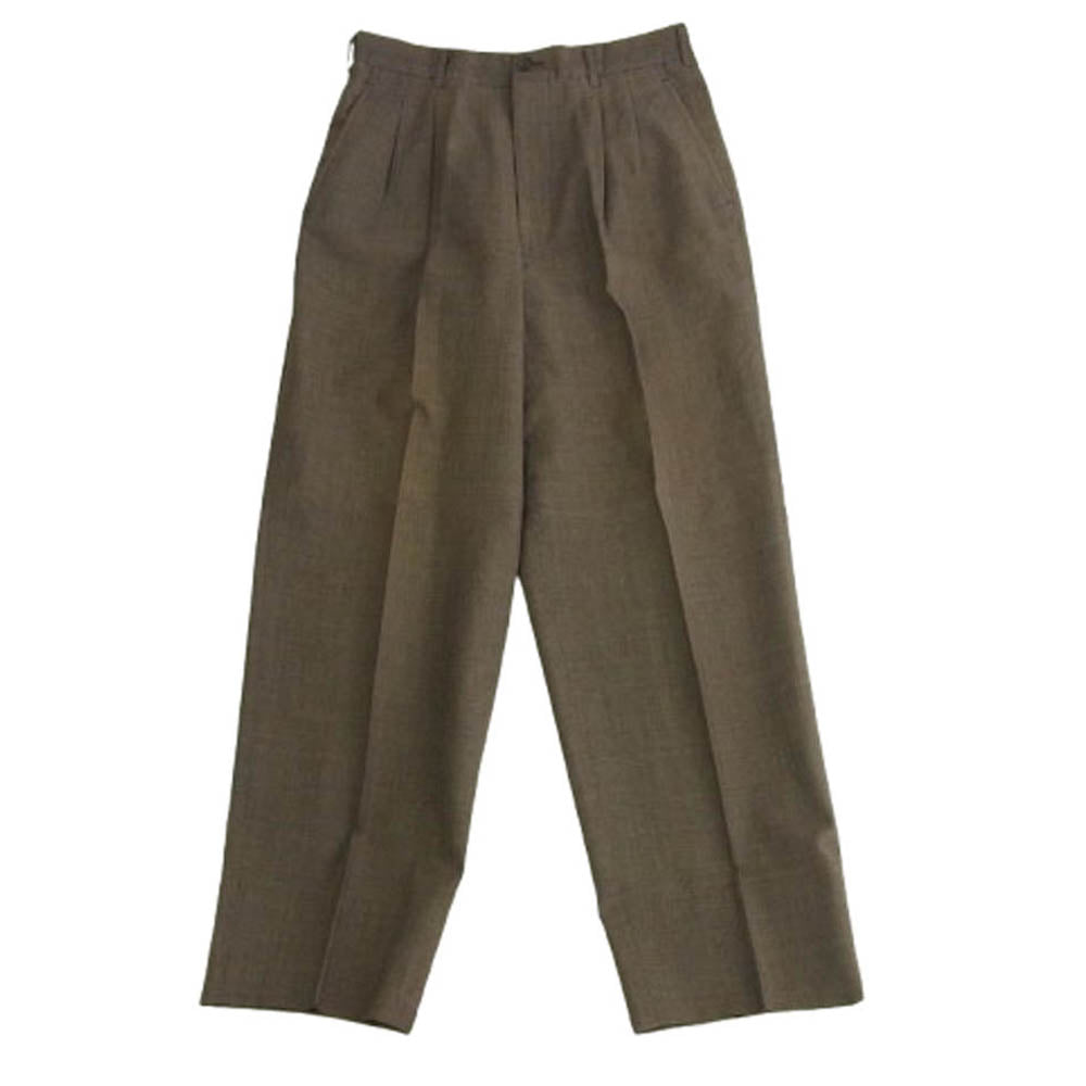 COMME des GARCONS HOMME コムデギャルソンオム AD1991 HS-75005M 田中オム 90s archive ダブルブレスト 2タック チェック ジャケット スラックスパンツスーツ セットアップ ブラウン系 M【中古】