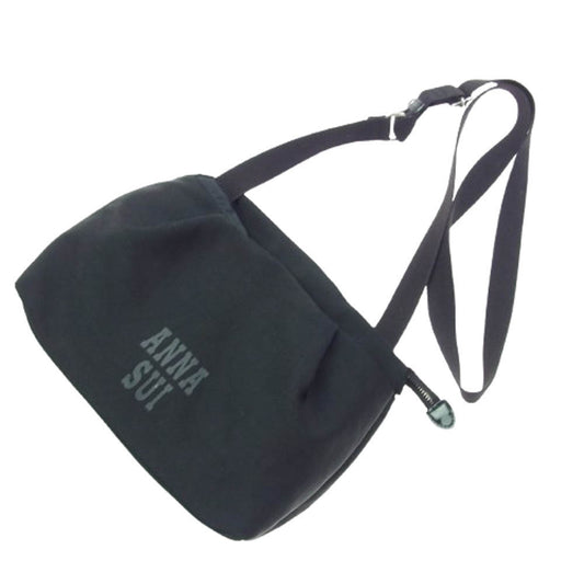 ANNA SUI アナスイ メリー ショルダー バッグ ブラック系【中古】