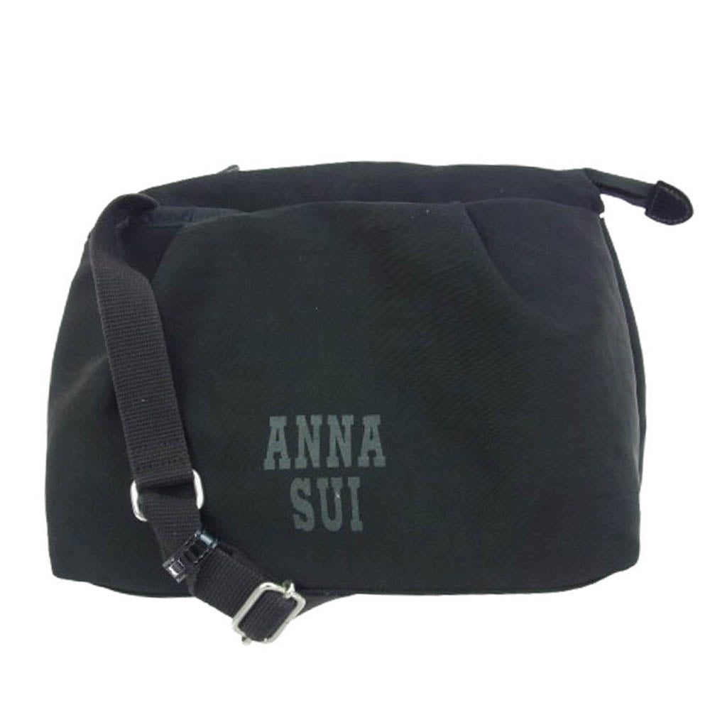 ANNA SUI アナスイ メリー ショルダー バッグ ブラック系【中古】