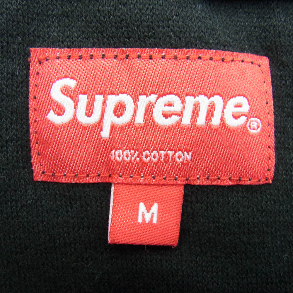 Supreme シュプリーム 19SS Stripe Rib Waffle Top  ストライプ リブ ワッフル トップ 半袖 Tシャツ ブラック系 M【中古】