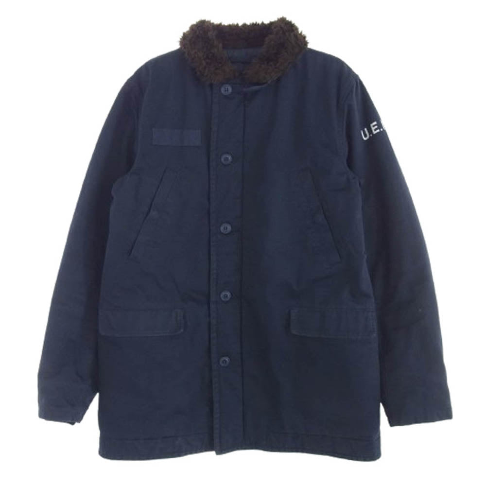 uniform experiment ユニフォームエクスペリメント UE-145034 Military Jacket ミリタリー デッキ ジャケット ネイビー系 4【中古】