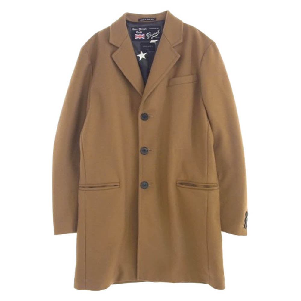 SOPHNET. ソフネット SOPH-178025 GLOVERALL CHESTER FIELD COAT グローバーオール チェスター フィールド コート ブラウン系 XL【中古】