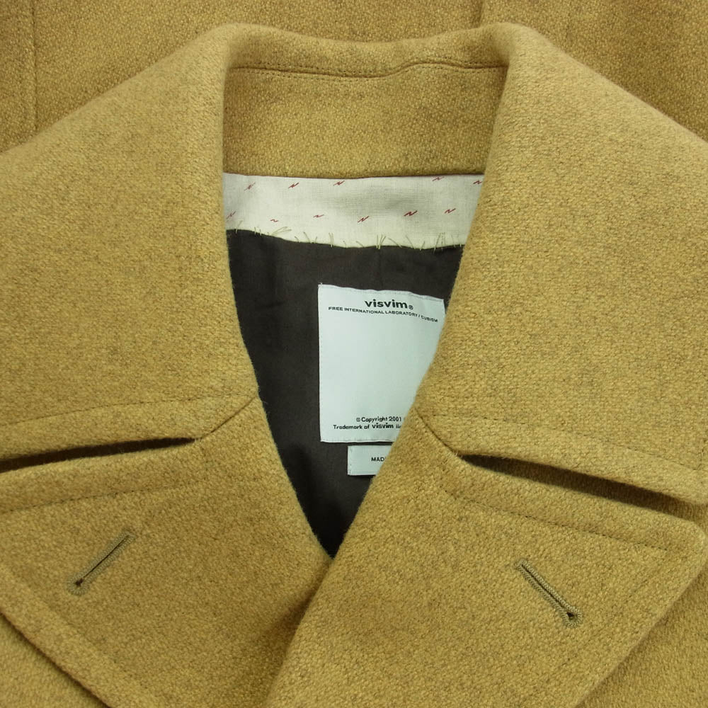 VISVIM ビズビム 15AW 0115205013019 LIEUTENANT COAT PRIME コート イエロー系 3【中古】