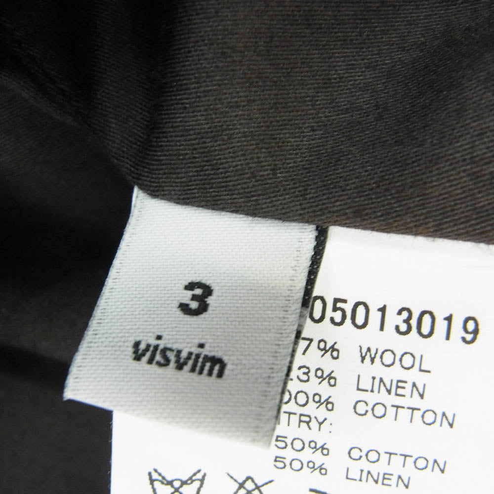 VISVIM ビズビム 15AW 0115205013019 LIEUTENANT COAT PRIME コート イエロー系 3【中古】