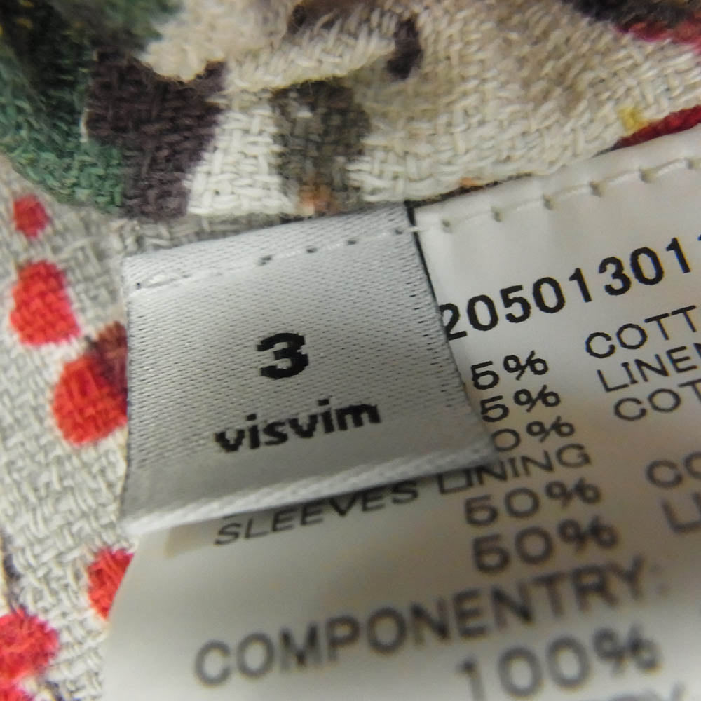 VISVIM ビズビム 14AW 114205013011 HENDEE TRENCH ヘリンボーン トレンチ コート カーキ系 3【中古】