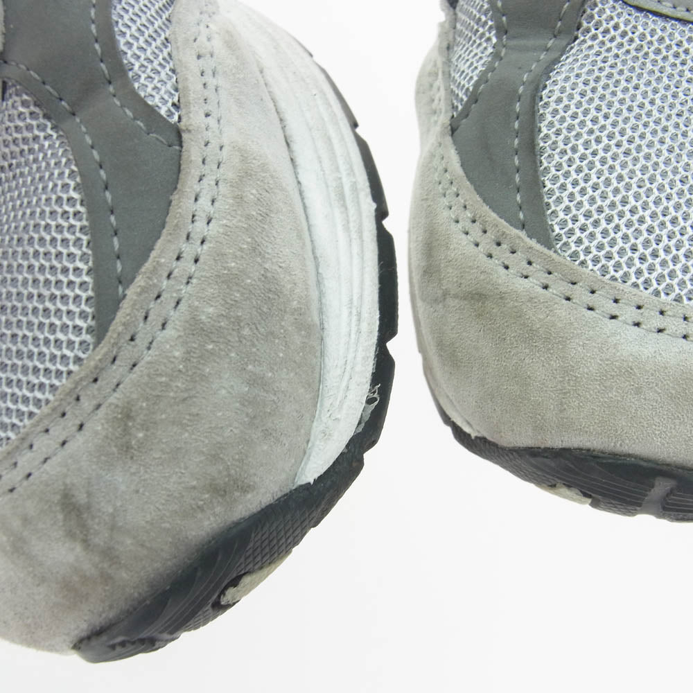 NEW BALANCE ニューバランス M992GR スエード ローカットスニーカー グレー系 26cm【中古】