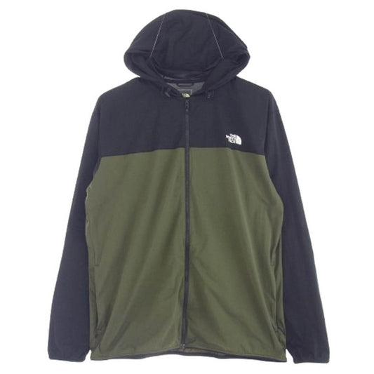 THE NORTH FACE ノースフェイス NP22230 Sunshade Full Zip Hoodie サンシェード フルジップ フーディジャケット ブラック系 カーキ系 L【中古】