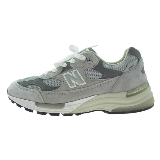 NEW BALANCE ニューバランス USA製 M992GR  スニーカー ランニングシューズ グレー系 28cm【中古】