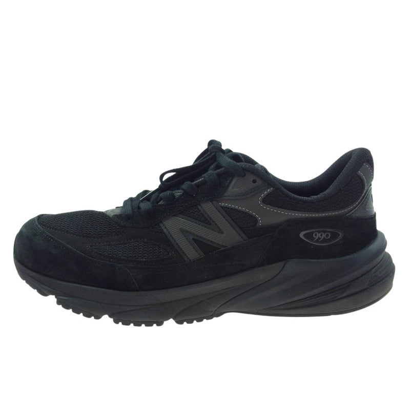 NEW BALANCE ニューバランス USA製 U990BB6 スニーカー ランニングシューズ ブラック系 28.5cm【中古】