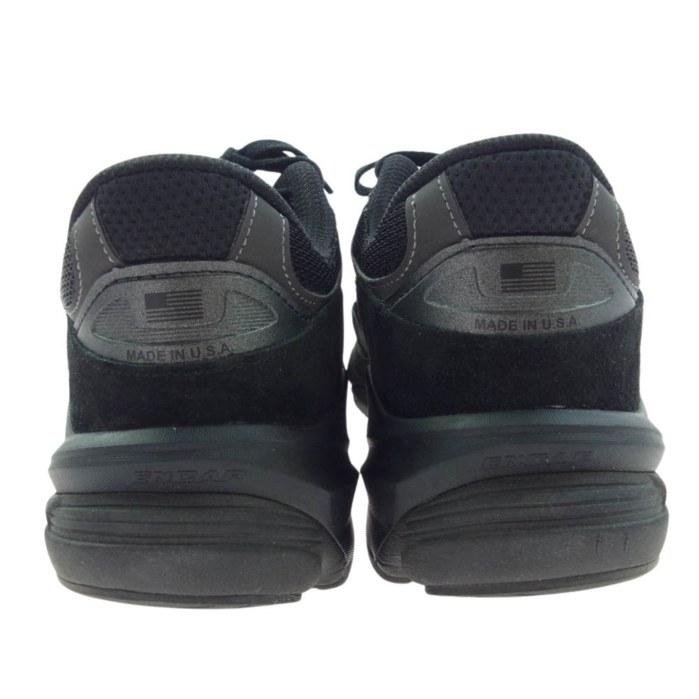 NEW BALANCE ニューバランス USA製 U990BB6 スニーカー ランニングシューズ ブラック系 28.5cm【中古】