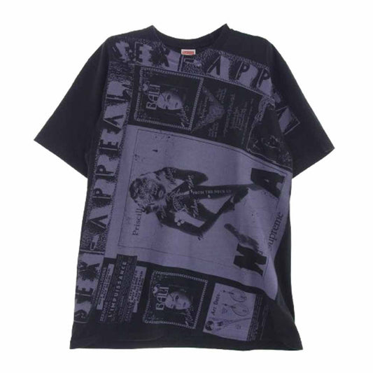 Supreme シュプリーム 24SS Collage Tee コラージュ プリント Tシャツ 半袖カットソー ブラック系 L【中古】