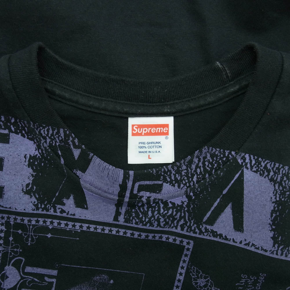 Supreme シュプリーム 24SS Collage Tee コラージュ プリント Tシャツ 半袖カットソー ブラック系 L【中古】