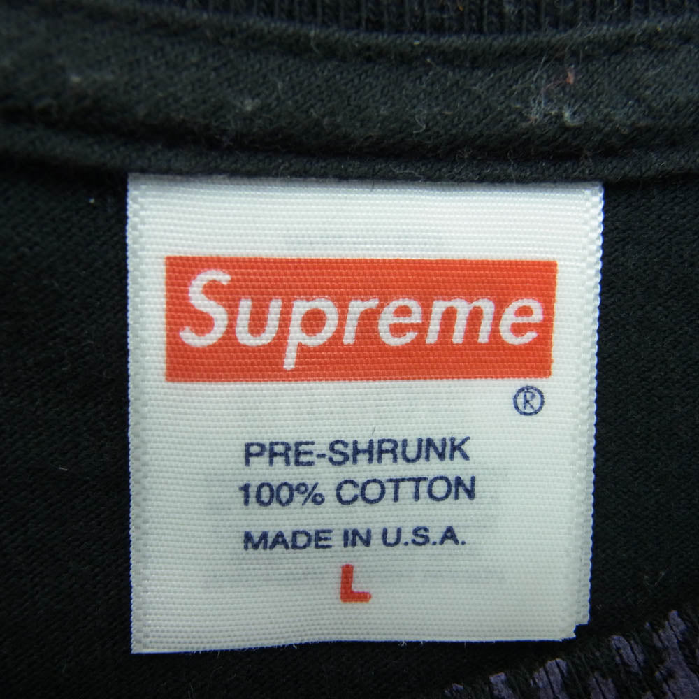 Supreme シュプリーム 24SS Collage Tee コラージュ プリント Tシャツ 半袖カットソー ブラック系 L【中古】