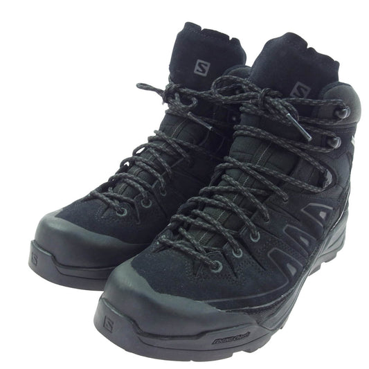 salomon サロモン 476387 X-ALP MID LEATHER GORE-TEX ミッド レザー ゴアッテックス ハイカット スニーカー ブラック系 26.5cm【中古】
