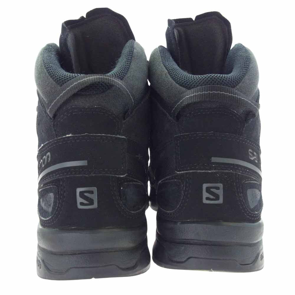 salomon サロモン 476387 X-ALP MID LEATHER GORE-TEX ミッド レザー ゴアッテックス ハイカット スニーカー ブラック系 26.5cm【中古】