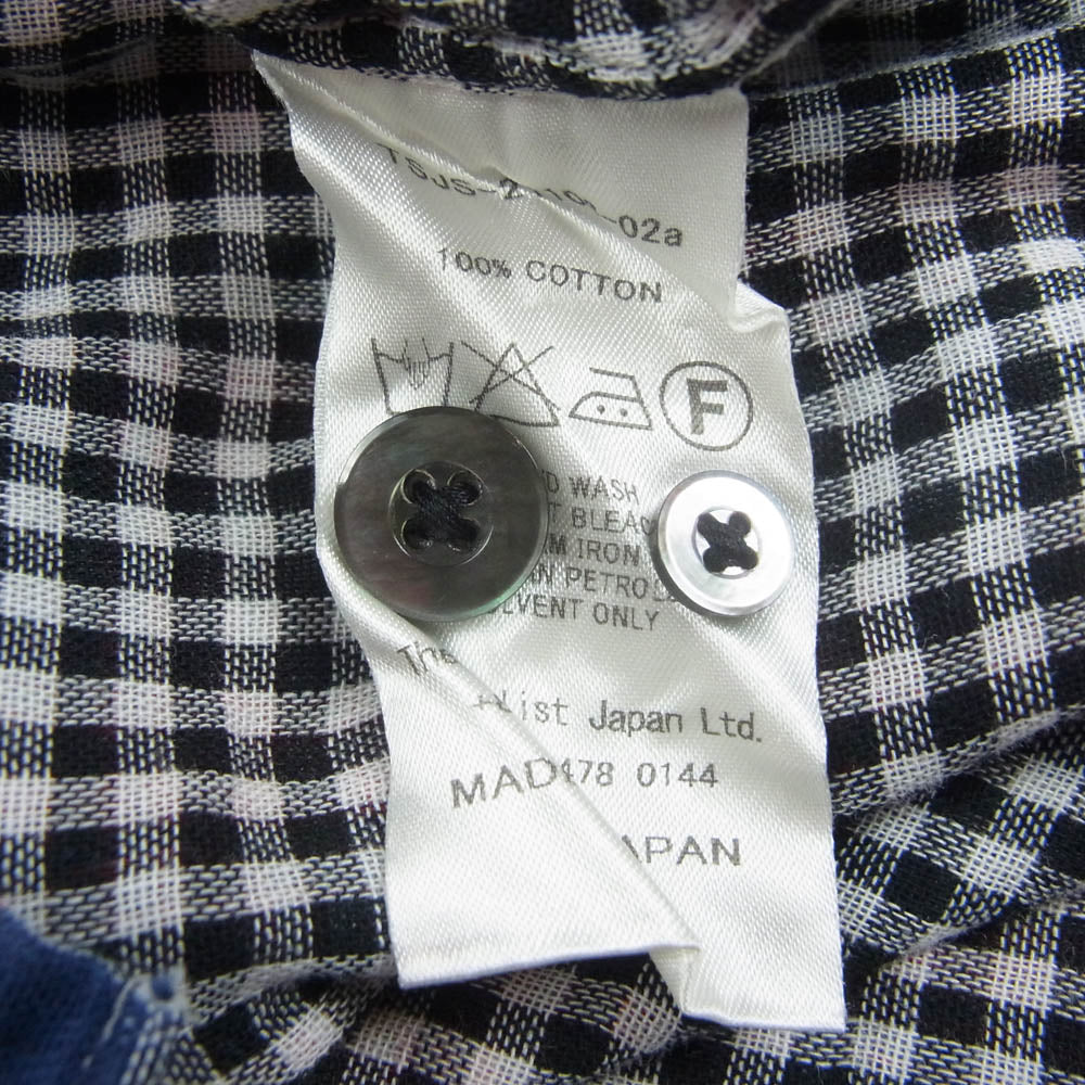 The Stylist Japan ザスタイリストジャパン TSJS-21106-02a ボタンダウン コットン シャツ 長袖 マルチカラー系 L【中古】