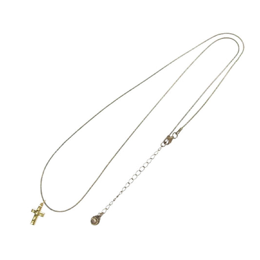 ROTTWEILER ロットワイラー DOG HOPE クロス ネックレス ゴールド系【中古】