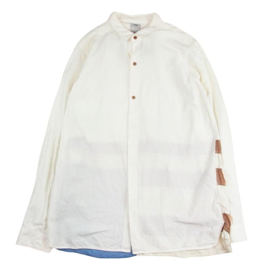 VISVIM ビズビム 15SS 0115105011024 LONG RIDER STARS SHIRT ロングライダー スター 長袖 シャツ ホワイト系 3【中古】