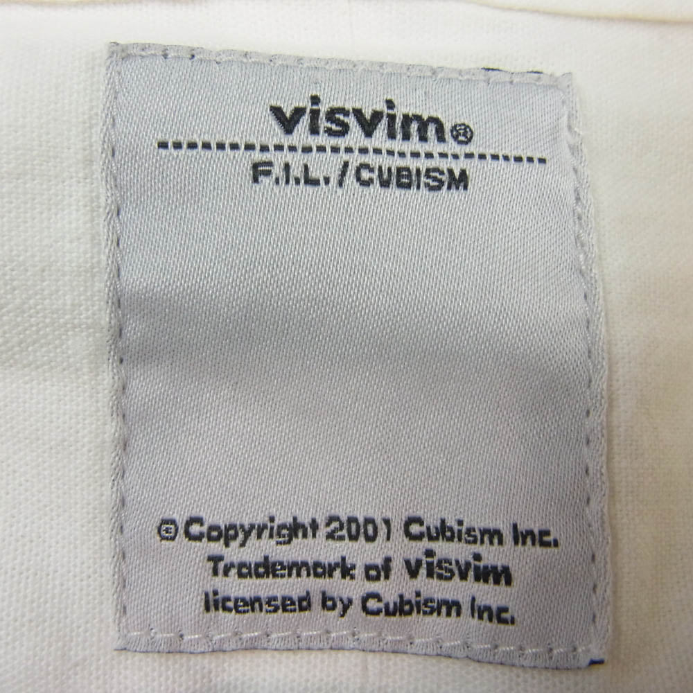 VISVIM ビズビム 15SS 0115105011024 LONG RIDER STARS SHIRT ロングライダー スター 長袖 シャツ ホワイト系 3【中古】