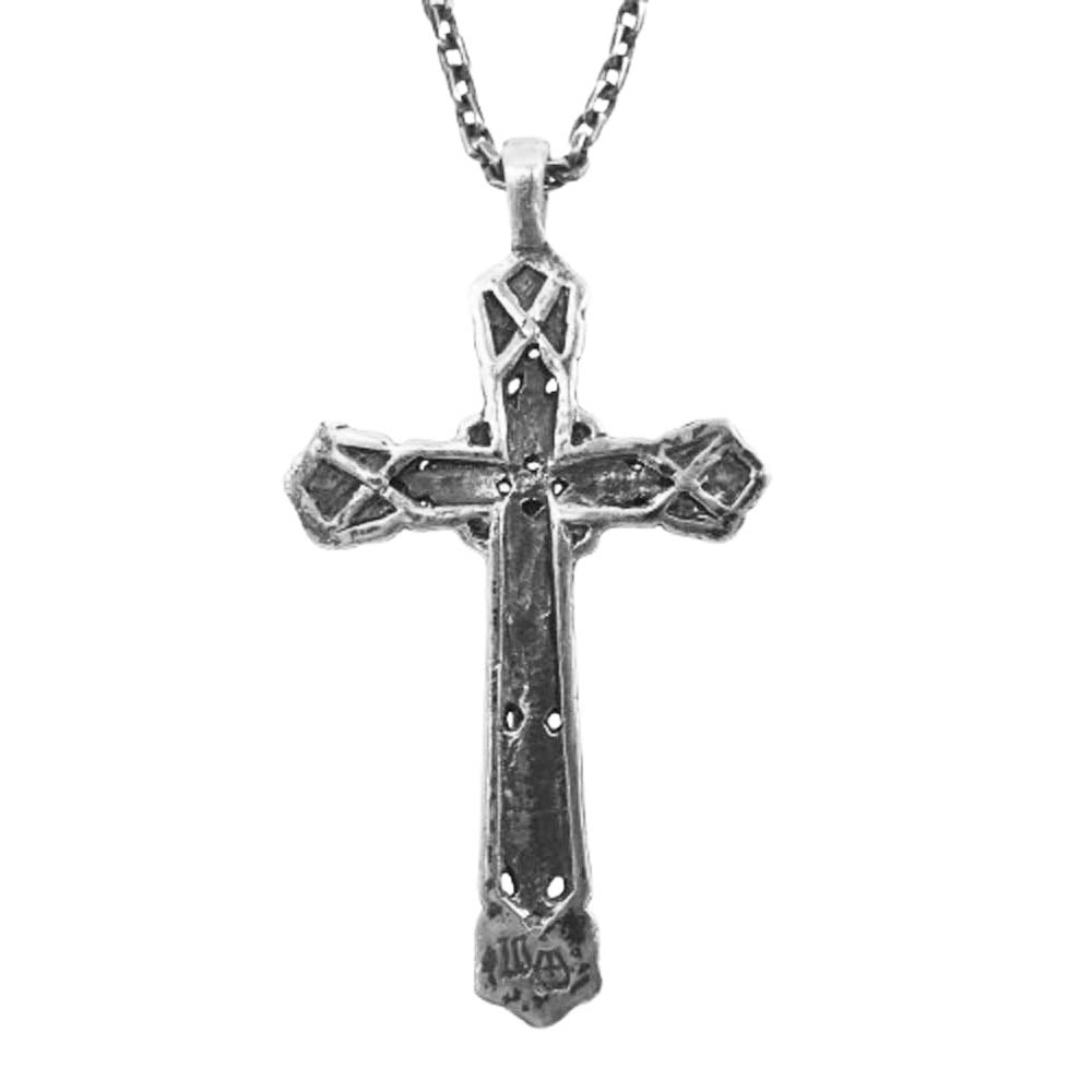 WACKO MARIA ワコマリア ロザリオ 十字架 クロス ネックレス シルバー系【中古】
