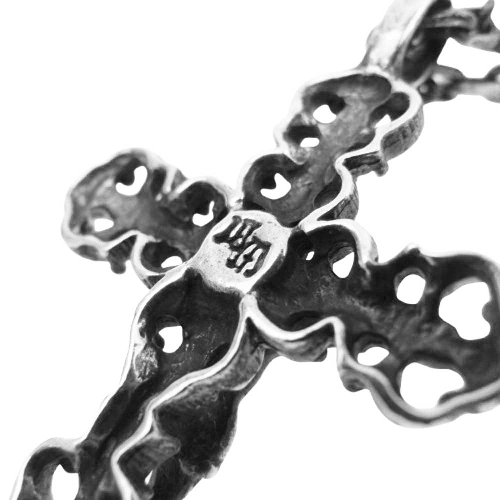 WACKO MARIA ワコマリア 初期 ロザリオ 十字架 クロス ネックレス シルバー系【中古】